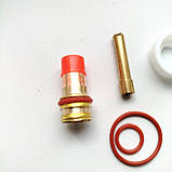 Комплект Pyrex TIG WP 17/26/18 зі збільшеним склом 3,2мм, фото 4