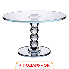 Тортівниця на ніжці висота 19 см підставка для десертів + ​​🎁 подарунок • Блюда та стійки для тортів у Lugi