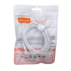 Кабель USB - Type-C TOOCKI TXCAC-YG02 100W 1м білий, фото 1