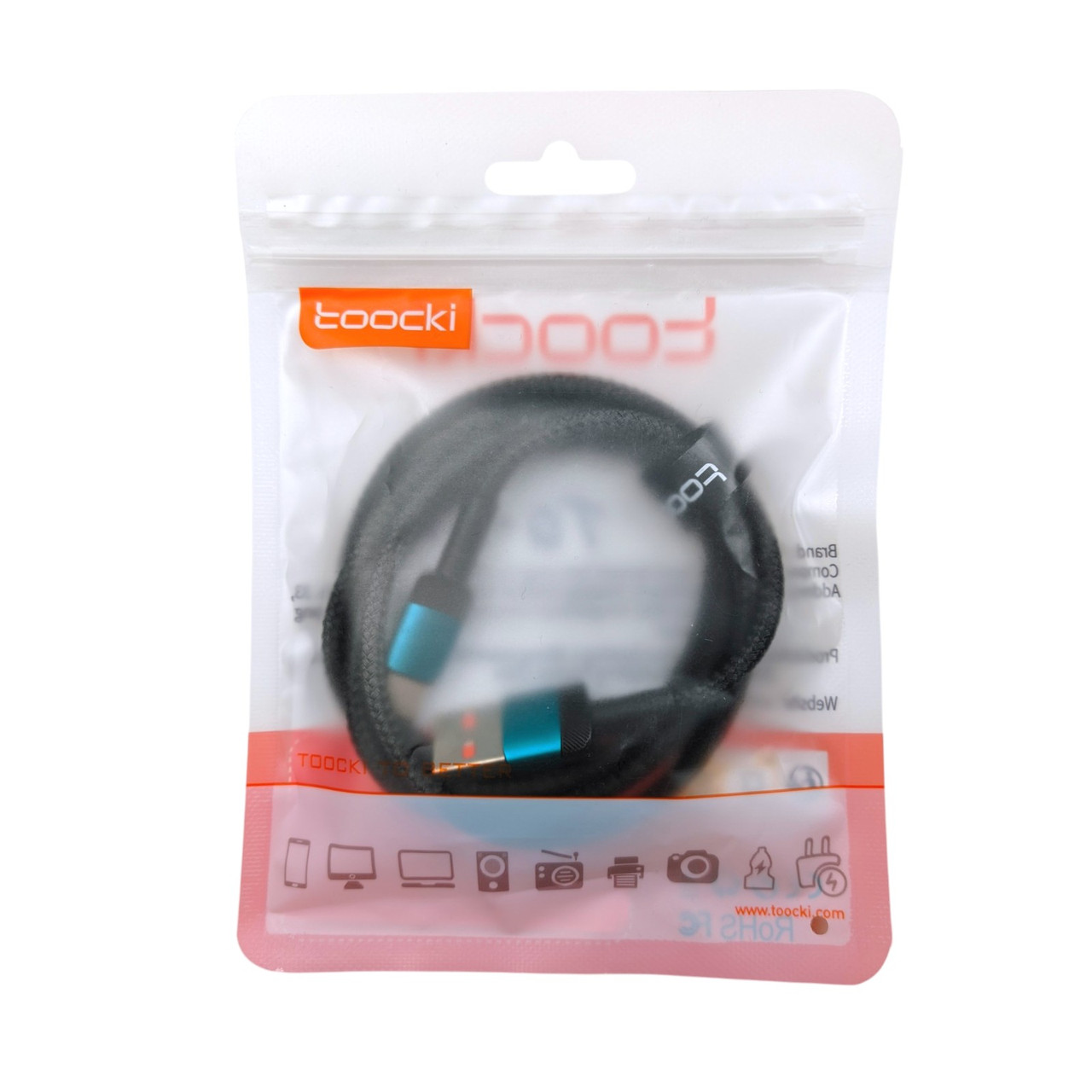 Кабель USB - Type-C TOOCKI TXCT-HY06 100W 1м зелений
