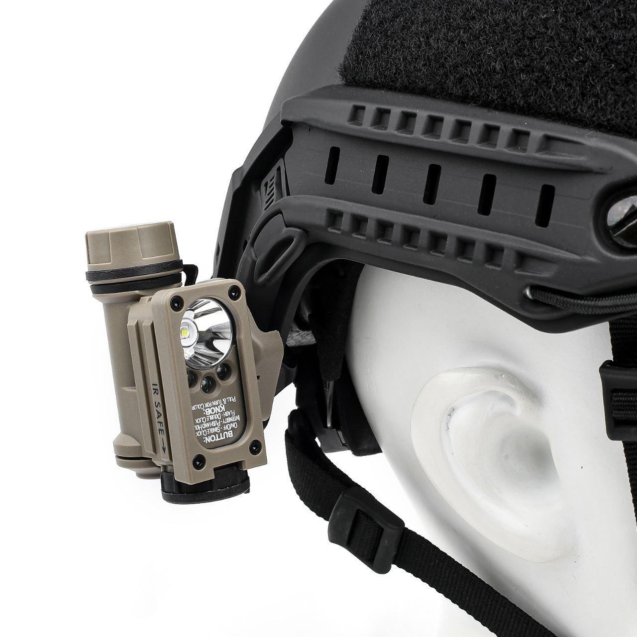 Універсальний ліхтарик на шолом WADSN Sidewinder Compact II