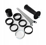 Кожух пилозахисний Silver для кутових шліфувальних машин 115/125 мм із всмоктувальним отвором (S11494), фото 5