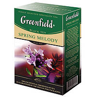 Чай Greenfield 100 г чорний з чебрецем Spring Melody