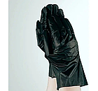 Рукавички одноразові ТПЕ, р. S 200 шт/уп, чорні Mediok, фото 3