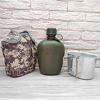 Фляга з казанком у чохлі 1л