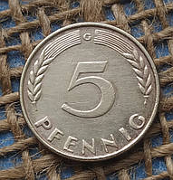 5 пфенiгiв 1950 року. (G) Нiмеччина - ФРН