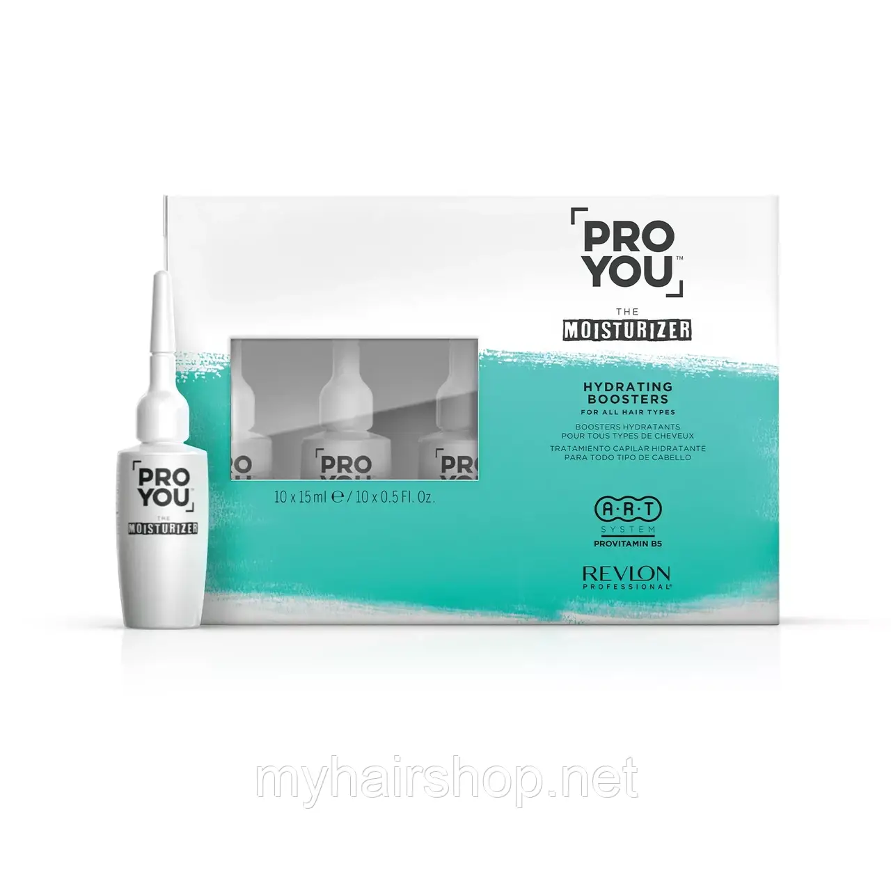 Бустер для зволоження волосся Revlon PRO YOU THE MOISTURIZER BOOST 10х15мл