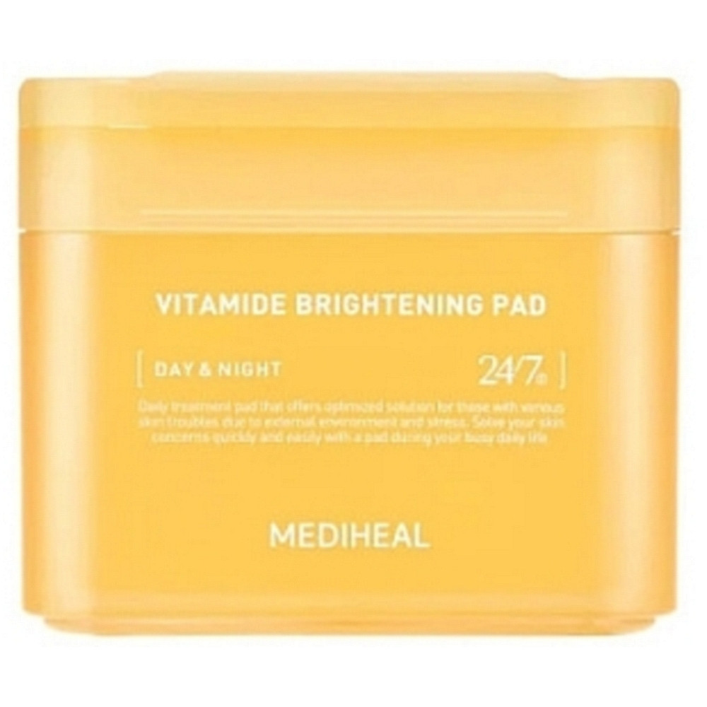 Тонер-пади для рівного тону і сяйва Mediheal Vitamide Brightening Pad 100 шт, фото 1