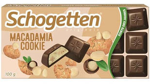 Шоколад Молочний Schogetten Шогеттен Печиво та Макадамія Macadamia Cookie 100 г Німеччина