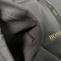 Літній чоловічий спортивний костюм футболка+шорти Hugo Boss White Чоловічий Білий комплект двунить Туреччина, фото 5