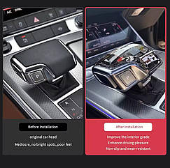 Кришталева ручка селектора передач акпп Audi A4 A5 A6 A6L A8 A7 Q5 Q7 2016-2022 Кришталева ручка акпп Ауді