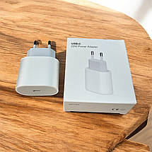 Адаптер USB-C 20W для iPhone без лого Power Adapter 20 Вт, блок живлення 20 Вт Type-C для iPhone, фото 6