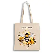 Екошопер BookOpt BK4099 Бджілка бежевий, фото 2