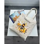 Екошопер BookOpt BK4099 Бджілка бежевий, фото 3