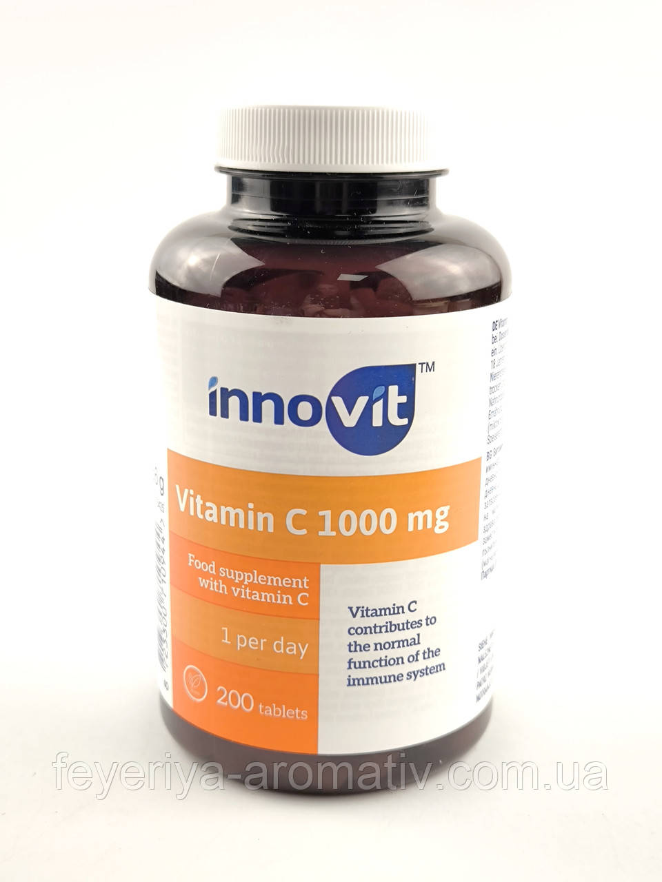 Харчова добавка Вітамін С Innovit 1000 мг 200 таблеток Нідерланди, фото 1