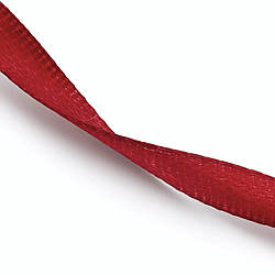 Стрічка атласна 0,6 см Бордовий 1 рулон +-91 м