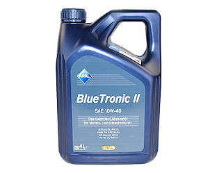 Моторна олива Aral BlueTronic II 10W-40 - 4 liter (Fiat 9.55535-D2 / MB 229.1 / VW 501 01, VW 505 00)