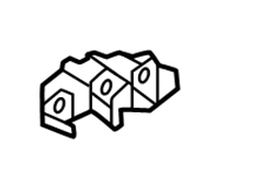 Кріплення переднього бамперу маленьке праве Nissan Ariya (22-) 62224-5MP0A