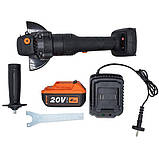 Акумуляторна міні пила Stromo AAS20 (20V, 2AH) + Акумуляторна болгарка Stromo AGA216 (з 1 акб та ЗУ), фото 5