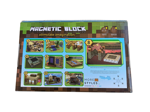 Дитячий магнітний конструктор Magnetism World 84 деталей (48), фото 3
