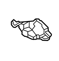 Заглушка птф переднього бамперу ліва Nissan Ariya (22-) 62257-5MP2A