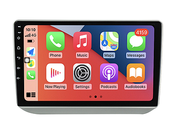 Магнітола для Skoda Fabia 2007-2014 Android 4/64 ГБ CarPlay 4G QLED