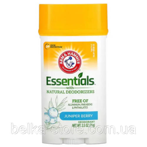 Дезодорант натуральний ялівець Arm & Hammer Essentials juniper berry, фото 1