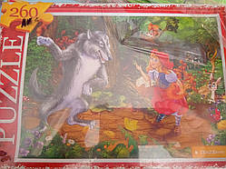 Пазли 260 деталей Червона шапочка картонні Danko toys