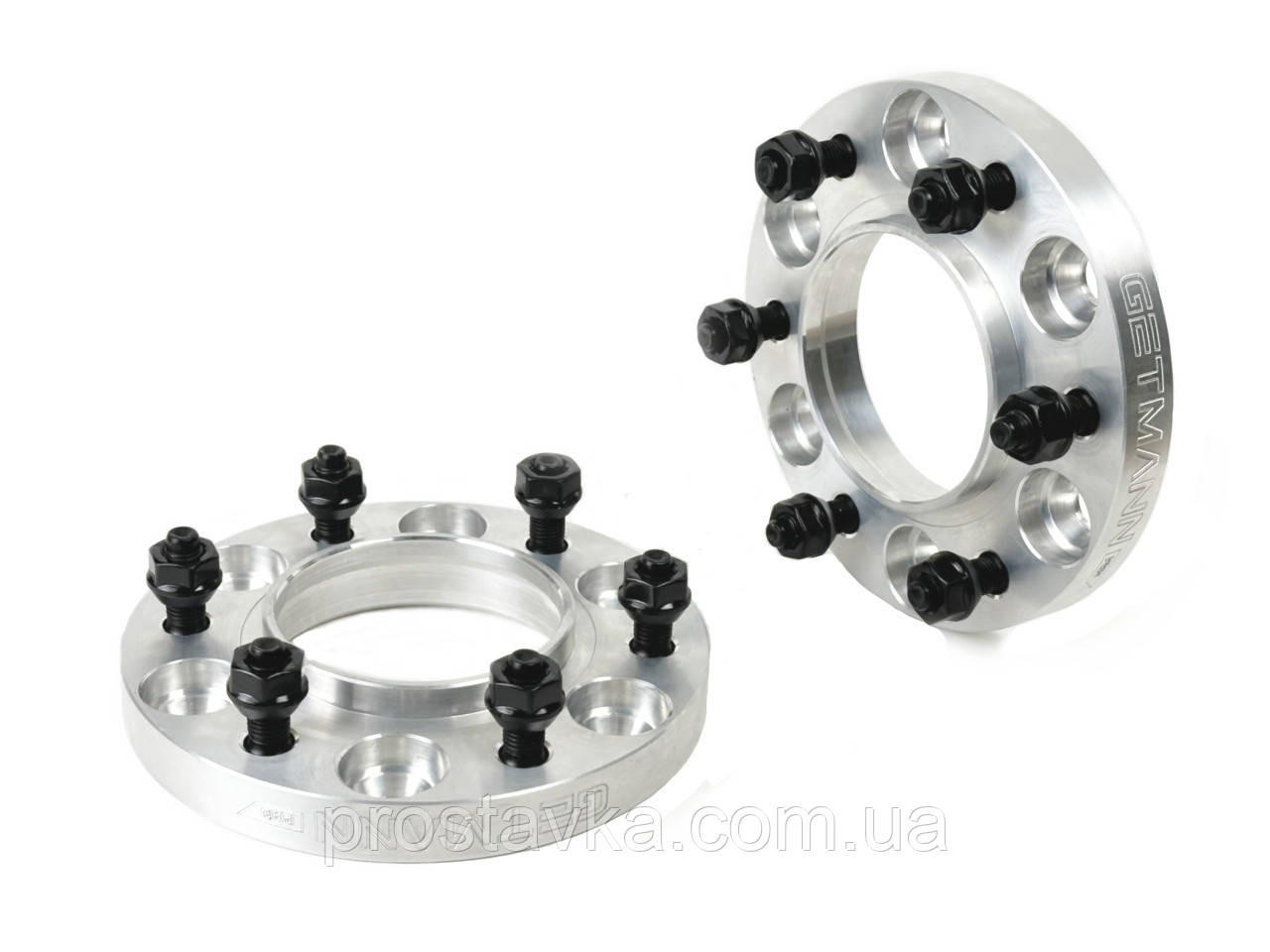 Проставка-адаптер із напр. GETMANN | 20 мм 6/139.7-93.1 Шпильки 12х1.5 Кована, фото 1