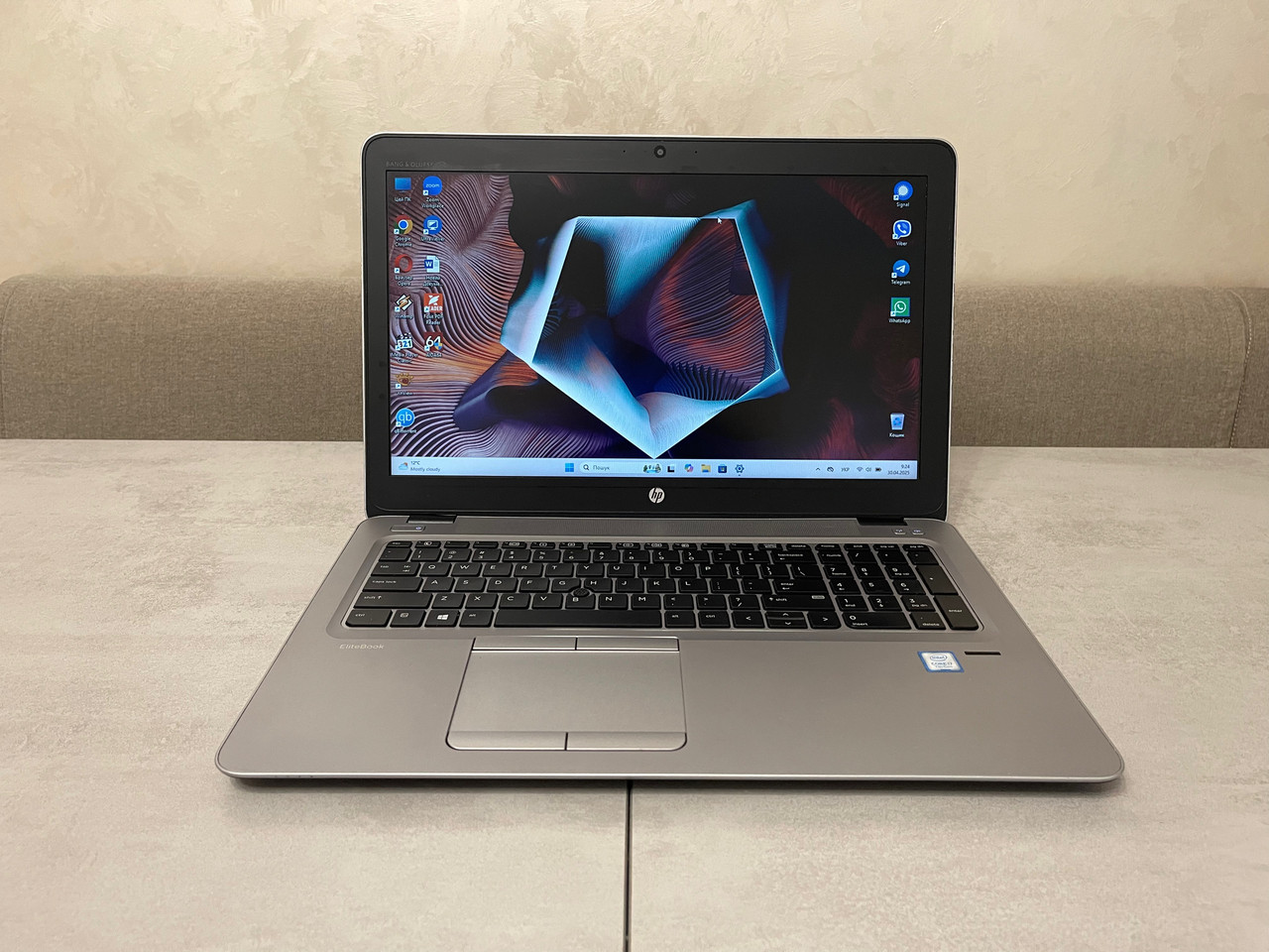 Ультрабук HP Elitebook 850 G4, 15,6", i7-7600U, 16GB, 256GB SSD