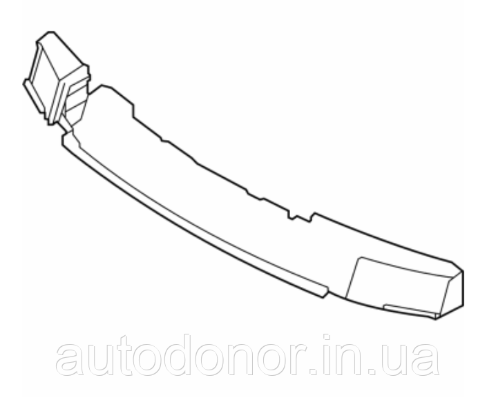 Верхній абсорбер переднього бампера Nissan Ariya (22-) 62090-5MP0C