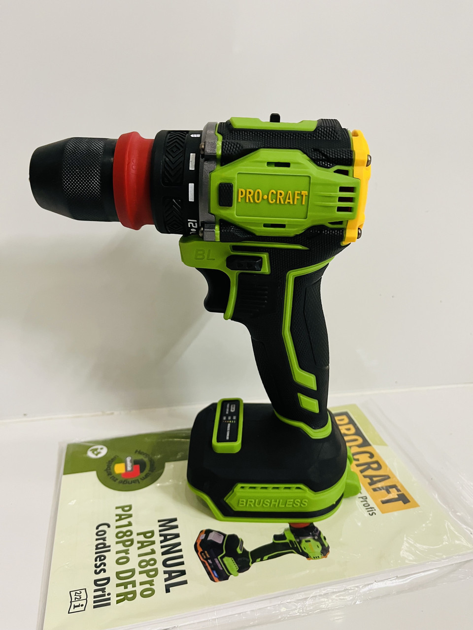 Шуруповерт Procraft PA18PRO (DFR), без акб та з.п(тушка), фото 1