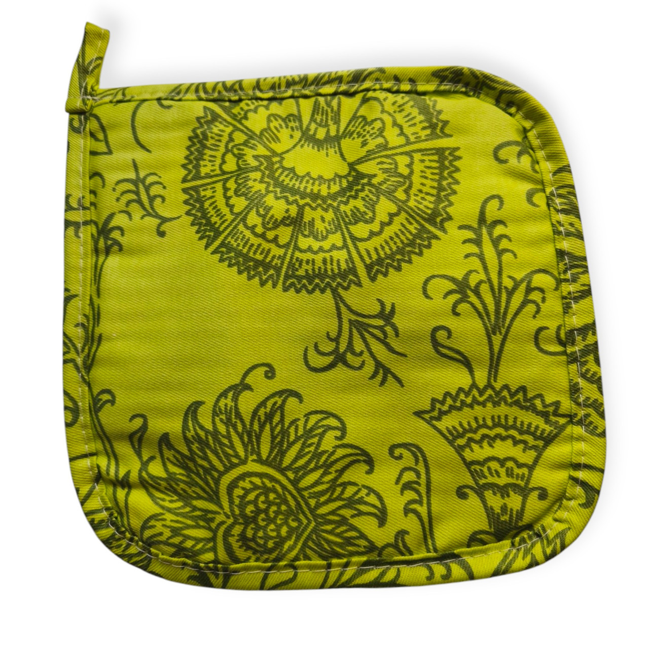 Прихватка бязь 20х20 см Шаде зелений, фото 1