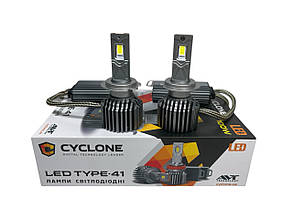 Світлодіодні led лампи h7 Cyclone type 41 18000 lm 5700 k 100 w 12-24 v комплект