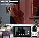 Система відеодомофона 5в1 з NFC розблокуванням, 2 дротова, 7" сенсорний IPS. Video doorphone XSL-0118. Tuya, фото 6