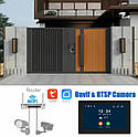 Система відеодомофона 5в1 з NFC розблокуванням, 2 дротова, 7" сенсорний IPS. Video doorphone XSL-0118. Tuya, фото 9