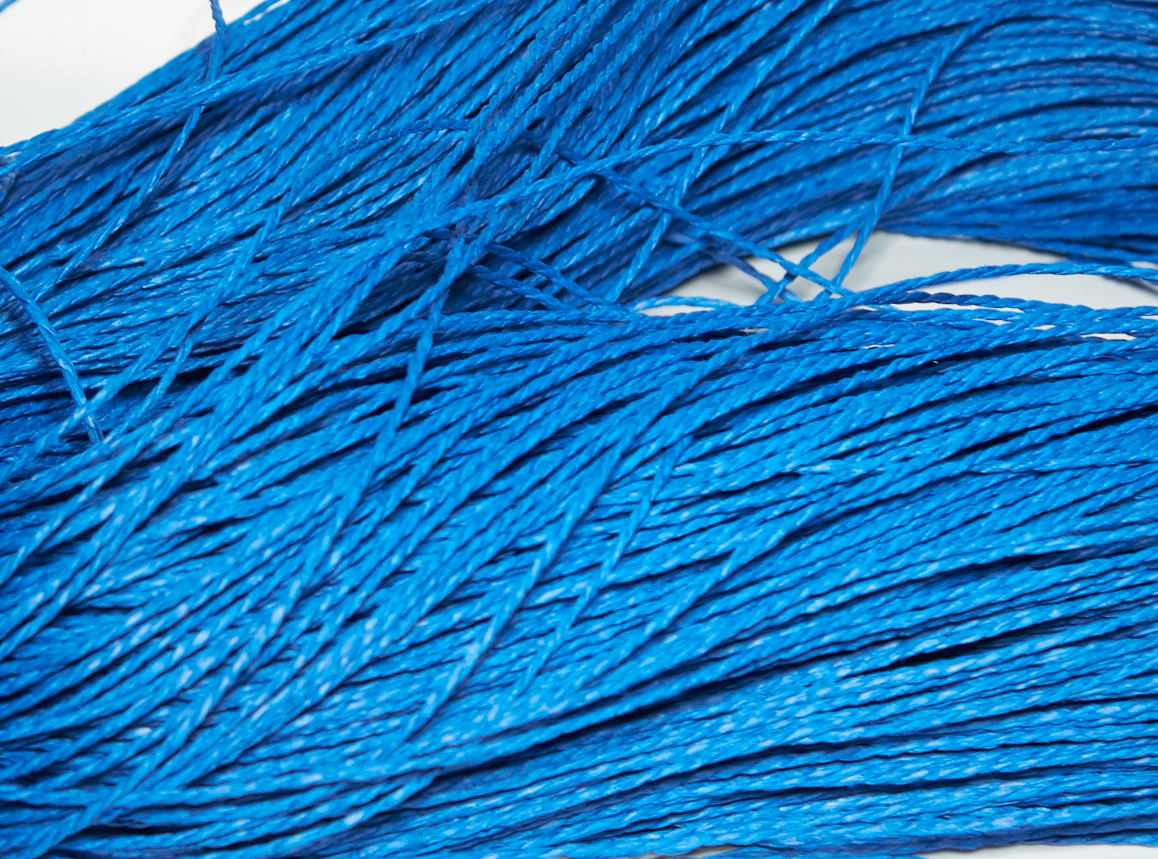 Рафія(соломка)-10023 синя, фото 1