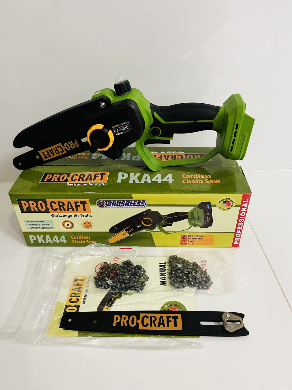 Акумуляторна міні пила Procraft PKA44 brushless без АКБ та зарядки, фото 1
