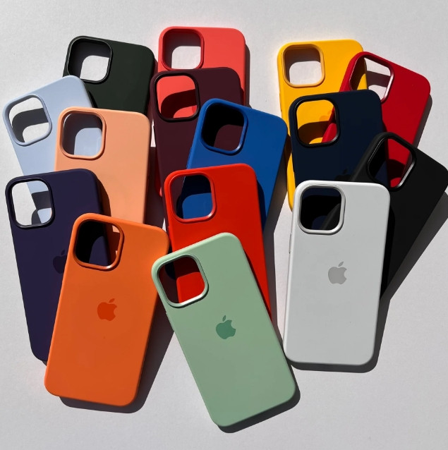 Чохол для iPhone 13 Pro - Силіконовий з мікрофіброю Full (Лого), Різні кольори