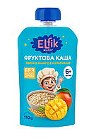 Детское Пюре Elfik Magic (Эльфик меджик) из яблок, манго из мультизлаковой каши 110 г *12 шт