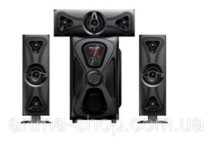 Акустична система 3.1 DJACK ERA EAR Комплект акустики, Потужність 90 ватів Bluetooth FM-радіо USB Чорний