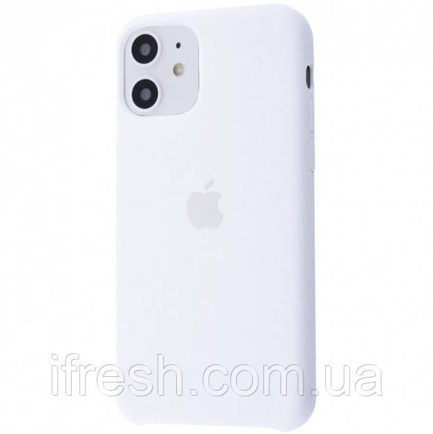 Чохол для iPhone 12 Mini — Силіконовий із мікрофіброю, White (9), фото 1