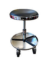 Преміум детейлінг стілець з лотком - MaxShine Premium Detailing Stool with Tool Tray чорний (DRC05), фото 2