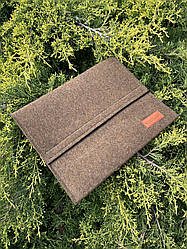 Універсальний чохол з фетру для планшета Kozhukh 7" - 11" Little Brown (300*245 mm) на липучці