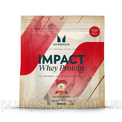 Сироватковий протеїн з перцем Myprotein x Tapatio Impact Whey Protein 1000 г (Mexican Chocolate), фото 1
