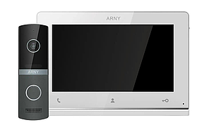 Комплект відеодомофона ARNY AVD-7123, White + Graphite