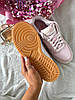 Жіночі кросівки Nike SB Dunk Low Pink White Рожеві Взуття Найк СБ Данк низькі шкіряні демісезон, фото 9