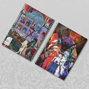 Скетчбук А5 150 гр.м² 48 арк Аніме Evangelion / Євангеліон 002