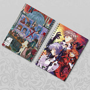 Скетчбук А5 150 гр.м² 48 арк Аніме Evangelion / Євангеліон 005