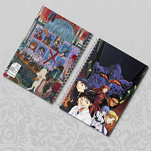 Скетчбук А5 150 гр.м² 48 арк Аніме Evangelion / Євангеліон 006